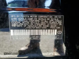2011 Lexus LS with VIN JTHDU1EF3B5013340, listed as a Copart auction lot 82902224 with 60,910 mi miles and Salvage title. Bid and sale history available at DreamBid. Image 12.