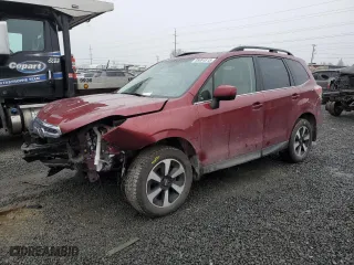 2018 Subaru Forester Limited with VIN JF2SJARC9JH443163, listed as a Copart auction lot 88891815 with 42,825 mi miles and Salvage Title. Bid and sale history available at carsss.com. Image 1.