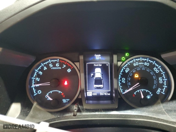 2018 Toyota Tacoma SR with VIN 3TMGZ5AN1JM170149, listed as a Copart auction lot 47240135 with 56,783 mi miles and Salvage Title. Bid and sale history available at carsss.com. Image 9.