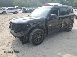 2021 Ford Bronco Sport Big Bend with VIN 3FMCR9B65MRA85847, listed as a Copart auction lot 57937695 with 70,933 mi miles and Salvage title. Bid and sale history available at DreamBid. Image 1.