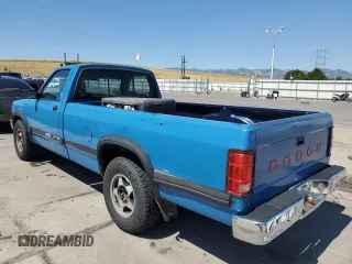 1992 Dodge Dakota S with VIN 1B7GL26X8NS523574, listed as a Copart auction lot 65041534 with 122,376 mi miles and Clean Title. Bid and sale history available at carsss.com. Image 2.