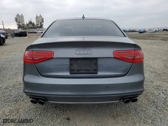 2016 Audi S4 Premium Plus with VIN WAUDGAFLXGA002067, listed as a Copart auction lot 44027515 with 63,951 mi miles and Salvage Title. Bid and sale history available at carsss.com. Image 6.