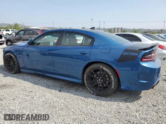 2021 Dodge Charger Scat Pack with VIN 2C3CDXGJ6MH596312, listed as a Copart auction lot 55108165 with 19,731 mi miles and Clean Title. Bid and sale history available at DreamBid. Image 2.