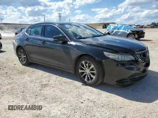 2015 Acura TLX Technology with VIN 19UUB1F53FA029033, listed as a Copart auction lot 56608695 with 139,385 mi miles and Salvage title. Bid and sale history available at DreamBid. Image 4.
