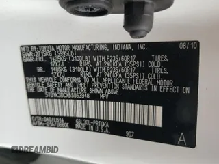 2011 Toyota Sienna XLE AAS with VIN 5TDYK3DCXBS063948, listed as a Copart auction lot 59776695 with 305,799 mi miles and Salvage title. Bid and sale history available at DreamBid. Image 13.