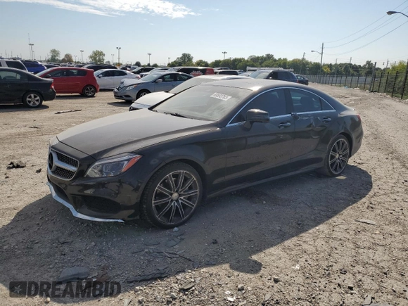 2015 Mercedes-Benz CLS-Class CLS 400 with VIN WDDLJ6HB7FA156502, listed as a Copart auction lot 68893783 with 63,449 mi miles. Bid and sale history available at carsss.com. Image 1.