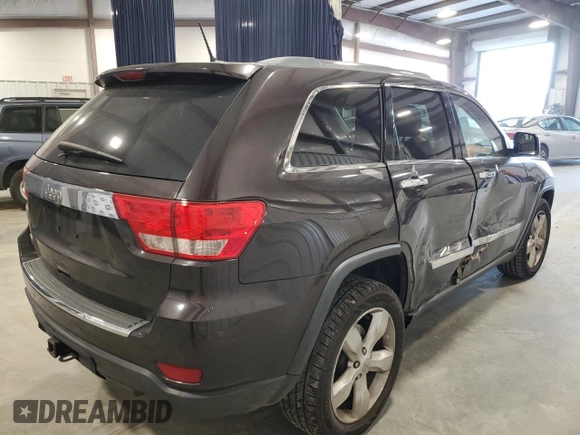 2012 Jeep Grand Cherokee Overland with VIN 1C4RJECT5CC277561, listed as a Copart auction lot 46573825 with 157,788 mi miles and Salvage Title. Bid and sale history available at carsss.com. Image 3.