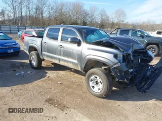 2023 Toyota Tacoma 4WD SR with VIN 3TMCZ5AN4PM582962, listed as a IAAI auction lot 41373504 with 34,138 mi miles. Bid and sale history available at carsss.com. Image 1.