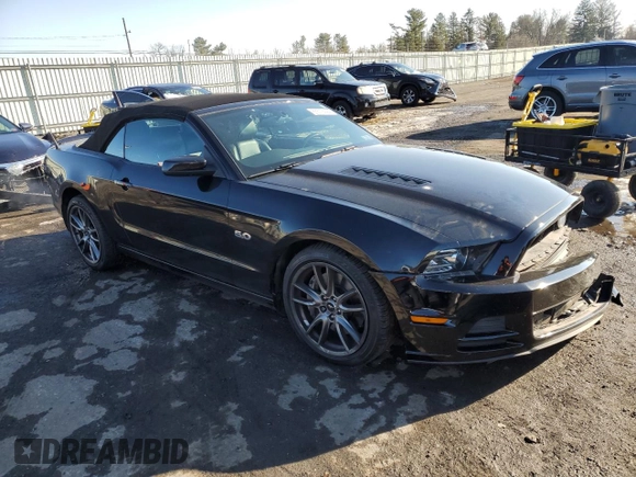 2014 Ford Mustang GT with VIN 1ZVBP8FF0E5253129, listed as a Copart auction lot 86513994 with 112,133 mi miles and Salvage title. Bid and sale history available at DreamBid. Image 4.