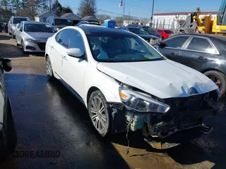2015 Kia Cadenza Premium with VIN KNALN4D7XF5196941, listed as a IAAI auction lot 41480233 with 118,837 mi miles. Bid and sale history available at carsss.com. Image 1.