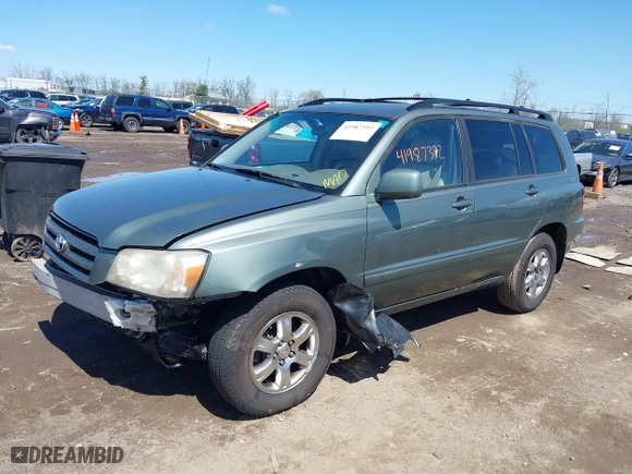 2005 Toyota Highlander with VIN JTEDP21A550059368, listed as a IAAI auction lot 41987392 with 164,599 mi miles. Bid and sale history available at carsss.com. Image 17.