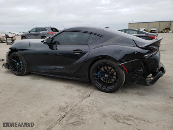 2021 Toyota GR Supra 3.0 with VIN WZ1DB0C05MW036486, listed as a Copart auction lot 47673113 with 22,217 mi miles. Bid and sale history available at carsss.com. Image 2.
