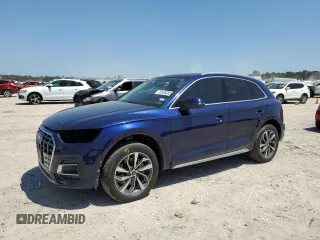 2021 Audi Q5 Premium Plus z VIN WA1BAAFYXM2089685, wystawiony jako Copart lot #52436305 z przebiegiem 63 005 mil mil oraz Szkoda całkowita • Salvage title. Historia ofert i sprzedaży dostępna na DreamBid. Obrazek 1.