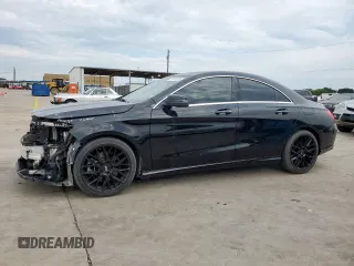 2018 Mercedes-Benz CLA 250 with VIN WDDSJ4EB6JN505705, listed as a Copart auction lot 57476655 with 57,442 mi miles and Salvage title. Bid and sale history available at DreamBid. Image 1.