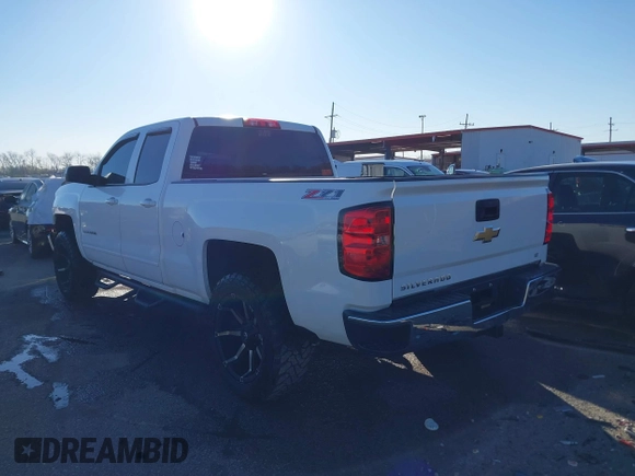 2015 Chevrolet Silverado 1500 LT with VIN 1GCVKREC7FZ392146, listed as a IAAI auction lot 41785412 with 134,945 mi miles. Bid and sale history available at carsss.com. Image 3.