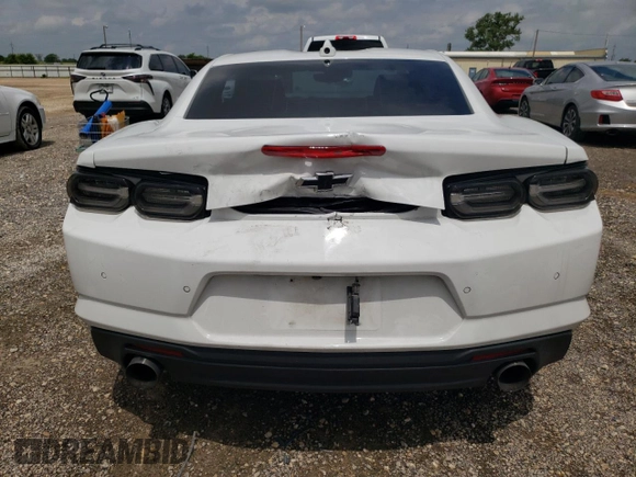 2022 Chevrolet Camaro 2LT with VIN 1G1FD1RS1N0134735, listed as a Copart auction lot 59775864 with 0 mi miles and Salvage Title. Bid and sale history available at carsss.com. Image 6.