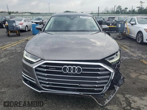 2019 Audi A8 with VIN WAU8DAF85KN001836, listed as a Copart auction lot 62670185 with 44,661 mi miles and Salvage title. Bid and sale history available at DreamBid. Image 5.