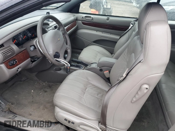 2002 Chrysler Sebring LXi with VIN 1C3EL55R82N171042, listed as a Copart auction lot 82014824 with 49,752 mi miles and Salvage Title. Bid and sale history available at DreamBid. Image 7.