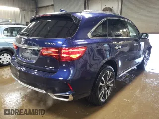 2020 Acura MDX w/Advance Pkg with VIN 5J8YD4H81LL020478, listed as a Copart auction lot 47050675 with 78,669 mi miles and Salvage Title. Bid and sale history available at carsss.com. Image 3.