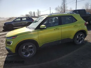2020 Hyundai Venue SEL with VIN KMHRC8A36LU040579, listed as a Copart auction lot 48505295 with 45,249 mi miles and Salvage Title. Bid and sale history available at DreamBid. Image 1.