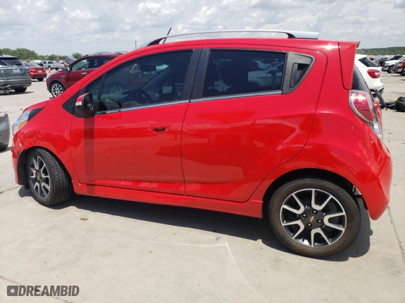 2015 Chevrolet Spark LT with VIN KL8CF6S98FC796992, listed as a Copart auction lot 60487804 with 47,523 mi miles and Salvage Title. Bid and sale history available at carsss.com. Image 2.