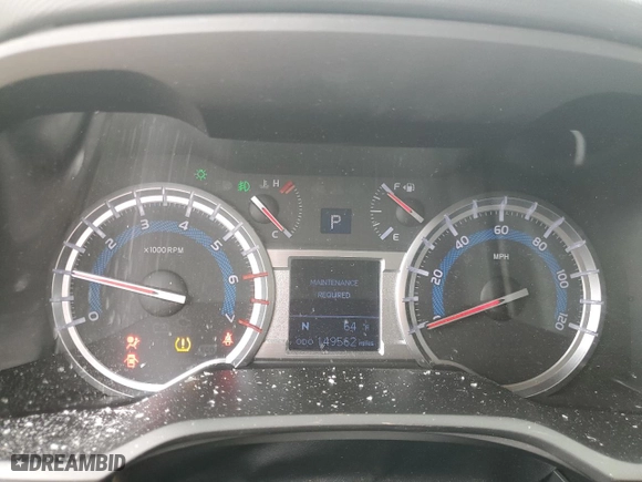 2016 Toyota 4Runner Limited with VIN JTEBU5JRXG5318529, listed as a Copart auction lot 47198275 with 149,562 mi miles and Salvage Title. Bid and sale history available at carsss.com. Image 9.