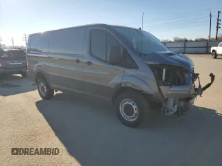 2024 Ford Transit Cargo with VIN 1FTBR1Y85RKA07509, listed as a Copart auction lot 42248405 with Not Provided miles and Salvage Title. Bid and sale history available at DreamBid. Image 4.