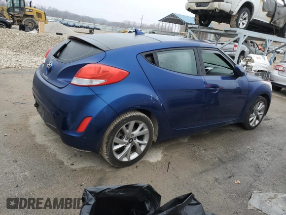 2016 Hyundai Veloster z VIN KMHTC6AD6GU304196, wystawiony jako Copart lot #43694185 z przebiegiem 63 516 mil mil oraz Szkoda całkowita • Salvage title. Historia ofert i sprzedaży dostępna na DreamBid. Obrazek 3.