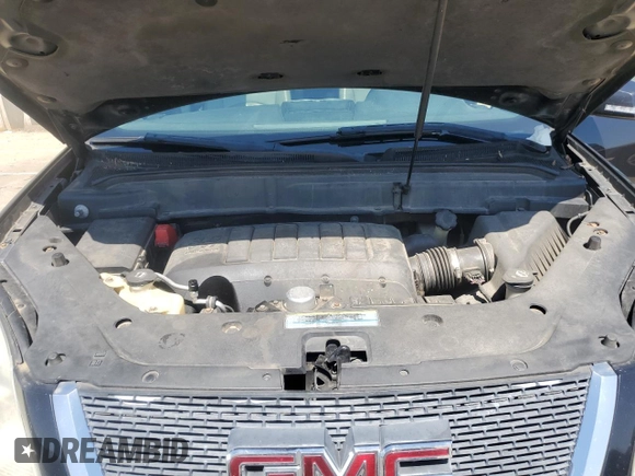 2010 GMC Acadia SLT1 with VIN 1GKLRMED9AJ107599, listed as a Copart auction lot 56105825 with 201,113 mi miles and Salvage title. Bid and sale history available at DreamBid. Image 12.