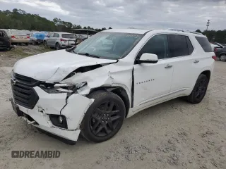2020 Chevrolet Traverse Premier with VIN 1GNEVKKW8LJ132479, listed as a Copart auction lot 80720514 with 90,123 mi miles and Salvage Title. Bid and sale history available at carsss.com. Image 1.