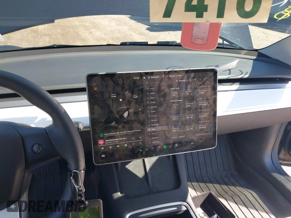 2023 Tesla Model 3 Long Range with VIN 5YJ3E1EB1PF632595, listed as a IAAI auction lot 41754131 with 8,147 mi miles and . Bid and sale history available at DreamBid. Image 18.