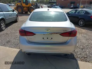 2018 Infiniti Q50 3.0t SPORT with VIN JN1EV7AR9JM439529, listed as a IAAI auction lot 41946026 with 118,821 mi miles. Bid and sale history available at carsss.com. Image 16.