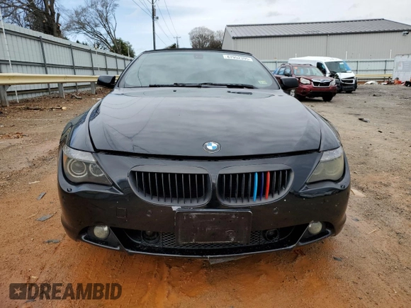 2007 BMW 6 Series 650i z VIN WBAEK13517CN72486, wystawiony jako Copart lot #47952395 z przebiegiem Nie podano mil oraz Szkoda całkowita • Salvage title. Historia ofert i sprzedaży dostępna na DreamBid. Obrazek 5.