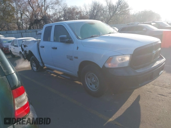 2020 Ram 1500 Tradesman with VIN 1C6RR6FT3LS128623, listed as a IAAI auction lot 41029159 with 38,850 mi miles and . Bid and sale history available at DreamBid. Image 1.