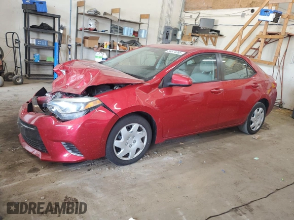 2016 Toyota Corolla L with VIN 2T1BURHE5GC651903, listed as a Copart auction lot 58674085 with 130,864 mi miles and Salvage title. Bid and sale history available at DreamBid. Image 1.