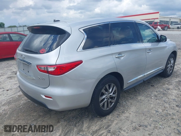 2014 Infiniti QX60 with VIN 5N1AL0MM4EC515710, listed as a IAAI auction lot 42545827 with 209,408 mi miles and . Bid and sale history available at DreamBid. Image 4.