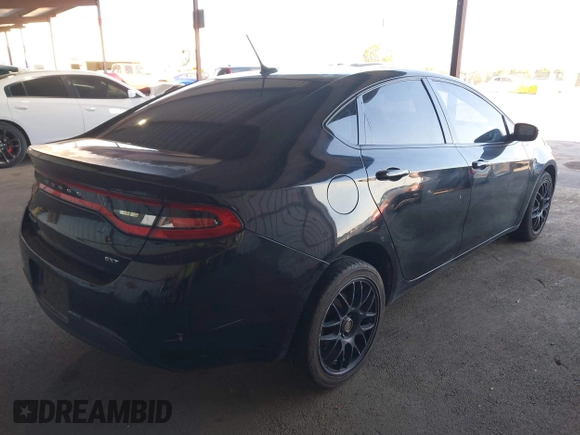 2013 Dodge Dart SXT with VIN 1C3CDFBA0DD104503, listed as a IAAI auction lot 41762821 with 177,434 mi miles. Bid and sale history available at carsss.com. Image 4.