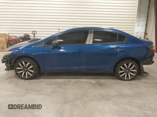 2015 Honda Civic Sedan EX-L with VIN 19XFB2F92FE206149, listed as a IAAI auction lot 41562377 with 153,303 mi miles. Bid and sale history available at carsss.com. Image 15.