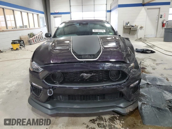 2022 Ford Mustang Mach 1 с VIN 1FA6P8R06N5551850, выставлен на аукционе Copart как лот 82197174 с пробегом 13 294 миль миль и Списание • Salvage title. История ставок и продаж доступна на DreamBid. Изображение 5.