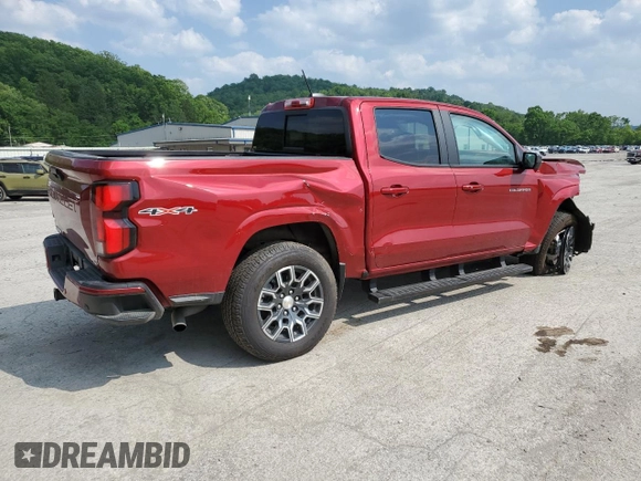 2024 Chevrolet Colorado 4WD LT z VIN 1GCPTCEK6R1208103, wystawiony jako Copart lot #59491475 z przebiegiem 2 301 mil mil oraz Szkoda całkowita • Salvage title. Historia ofert i sprzedaży dostępna na DreamBid. Obrazek 3.