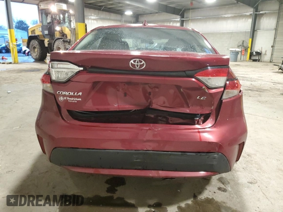 2022 Toyota Corolla LE with VIN 5YFEPMAE3NP379947, listed as a Copart auction lot 86483564 with 111,695 mi miles and Non Repairable. Bid and sale history available at DreamBid. Image 6.