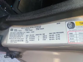 2009 Chevrolet Colorado Work Truck z VIN 1GCCS19E198127785, wystawiony jako Copart lot #85679794 z przebiegiem 167 149 mil mil oraz Czysty tytuł • Clean title. Historia ofert i sprzedaży dostępna na DreamBid. Obrazek 10.