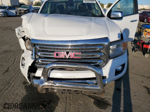 2018 GMC Canyon 4WD SLT z VIN 1GTG6DEN3J1143092, wystawiony jako Copart lot #46322305 z przebiegiem 64 599 mil mil oraz Szkoda całkowita • Salvage title. Historia ofert i sprzedaży dostępna na DreamBid. Obrazek 11.