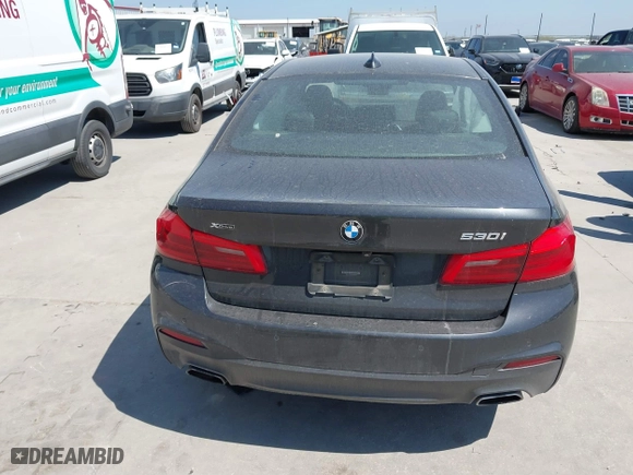 2019 BMW 5 Series 530i xDrive with VIN WBAJA7C50KG910479, listed as a IAAI auction lot 41802413 with 84,932 mi miles. Bid and sale history available at carsss.com. Image 16.