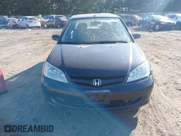 2005 Honda Civic LX with VIN 2HGES16565H590735, listed as a IAAI auction lot 37875308 with Not Provided miles and . Bid and sale history available at DreamBid. Image 6.