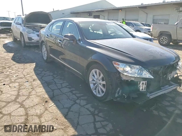 2012 Lexus LS 460 with VIN JTHCL5EF5C5014190, listed as a Copart auction lot 42741145 with 113,385 mi miles and Salvage title. Bid and sale history available at DreamBid. Image 10.