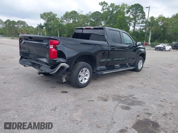 2024 Chevrolet Silverado 1500 LT with VIN 3GCPACED5RG183414, listed as a IAAI auction lot 42044581 with 34,096 mi miles and . Bid and sale history available at DreamBid. Image 4.