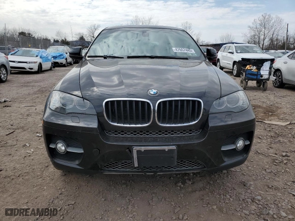 2011 BMW X6 35i with VIN 5UXFG2C55BLX06454, listed as a Copart auction lot 47657445 with 145,210 mi miles and Salvage Title. Bid and sale history available at carsss.com. Image 5.
