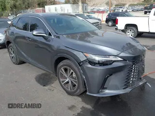 2024 Lexus RX with VIN 2T2BAMBA1RC034871, listed as a IAAI auction lot 40959236 with 8,218 mi miles. Bid and sale history available at carsss.com. Image 1.