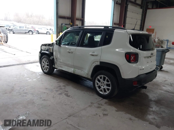 2021 Jeep Renegade Limited with VIN ZACNJDD19MPM21287, listed as a IAAI auction lot 42077387 with 44,208 mi miles and . Bid and sale history available at DreamBid. Image 3.